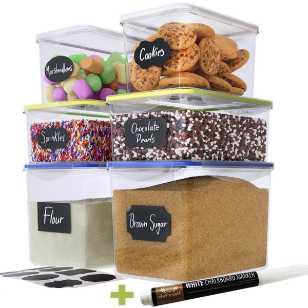 Path Food Storage Containers - Flour Container - Great for Sugar