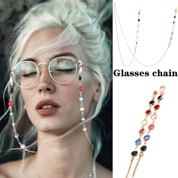 Glasses on sale with necklace