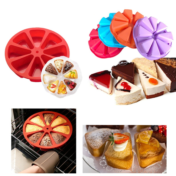 Bakeware Molds Cake Pan Silicone Cake Mold Pudding Triangle Cakes Mould Muffin 