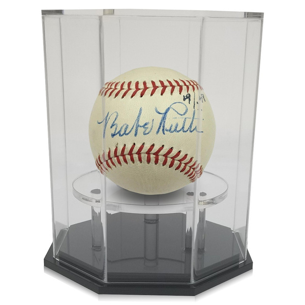 thumbnail image 2 of UV Protection Acrylic Baseball Display Case – Clear Collectible Storage Cube 2 of 4