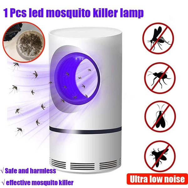 LED Nigt Light Electric Mosquito Insect Killer Trap Lamp Bug Zapper Pest Control 