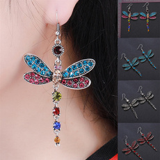 dragon fly, Dangle Earring, Gemstone Earrings, Gifts