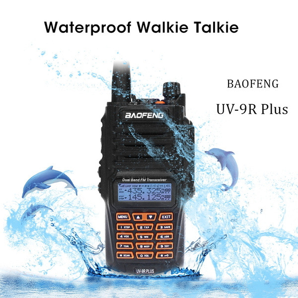 Baofeng UV-9R Plus Radio Walkie Talkie IP67 Impermeable UHF/VHF 8W