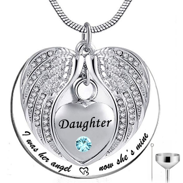 Mom Urn Necklace- Simple Heart Design To Honor Mother