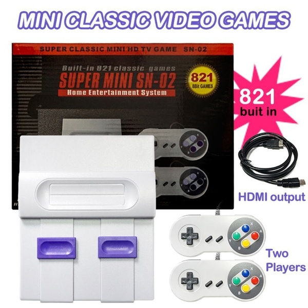 retro snes console with built in games