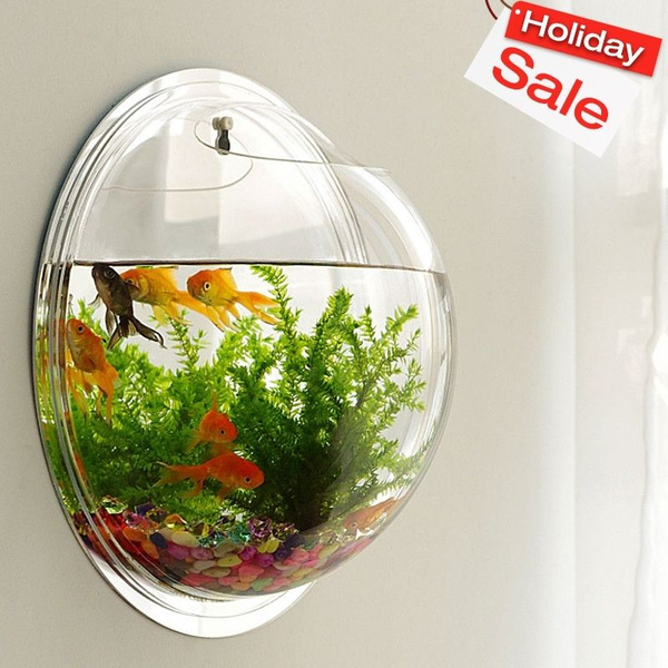 Creative Wall Hanging Acrylic Fish Bowl Home Decoration Aquariums