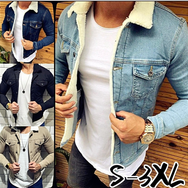 3x mens jean jacket