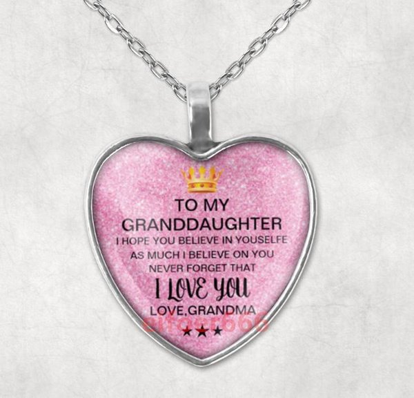To My Granddaughter, Love Knot Necklace – PreciousGifts4u