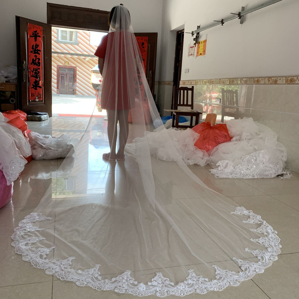 4m wedding veil