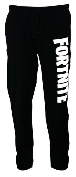 Fortnite Logo Men's Sleep Pants, Black 