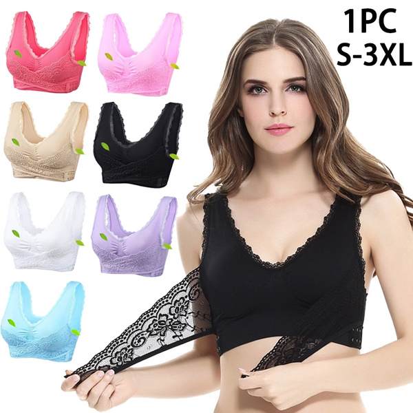 Lingerie Wireless Sports Sexy Lace Breathable Bra Adjustment Type