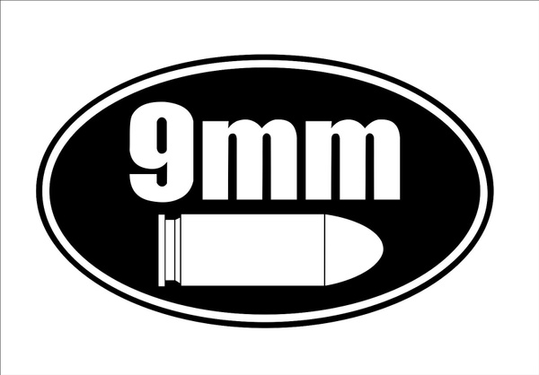 Luger Sticker New Fashion 9MM Luger Ammo Can Decal Gun Ammunition Box Firearm Vinyl ...