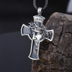 Punk jewelry, Christian, christ, Cross Pendant