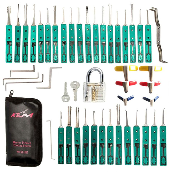 32 Pieces Klom Lock Pick Hook Tools Set Lock Opener Locksmith Tool and Lock  Pick Tools Set