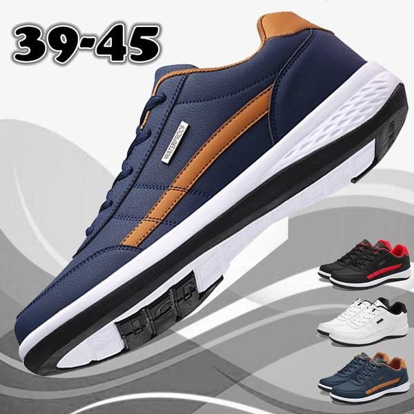 explorar Fanático pollo Men's Fashion Leather Casual Sneakers Sports Running Shoes Sapatos  Femininos Zapatos De Hombre Size | Wish