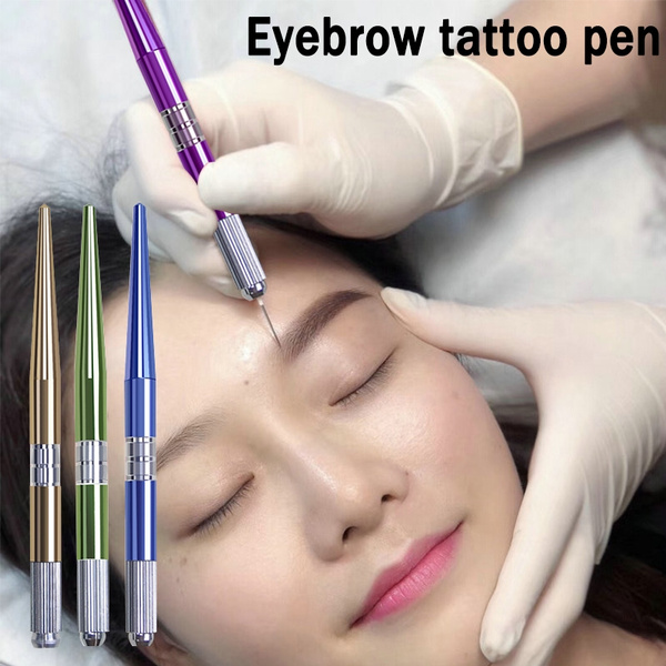 Tattoo Skin Marker Pen Eyebrow Tattoo Measure Permanent Makeup Paper Ruler