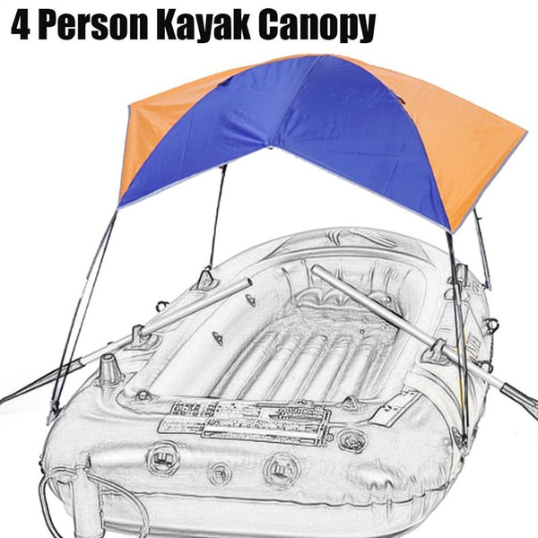 Personal Inflatable Kayak Awnings Canopy, Portable and Foldable
