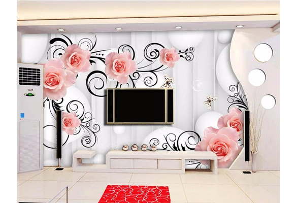 pattern circle photo wallpaper for walls 3d TV background for living room  mural wall papers home decor flooring-paper | Wish