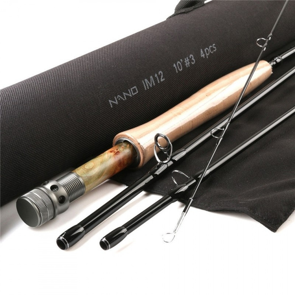 Champion Design Nano Nymph Fly Fishing Rods 10ft 3wt, 4wt 4Pcs fast action  carbon Professional rod