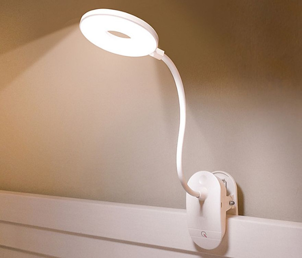 LED Touch On/off Switch 3 Modes Clip Desk Lamp Eye Protection Desk ...