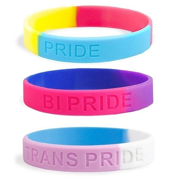 Bi hot sale pride wristband