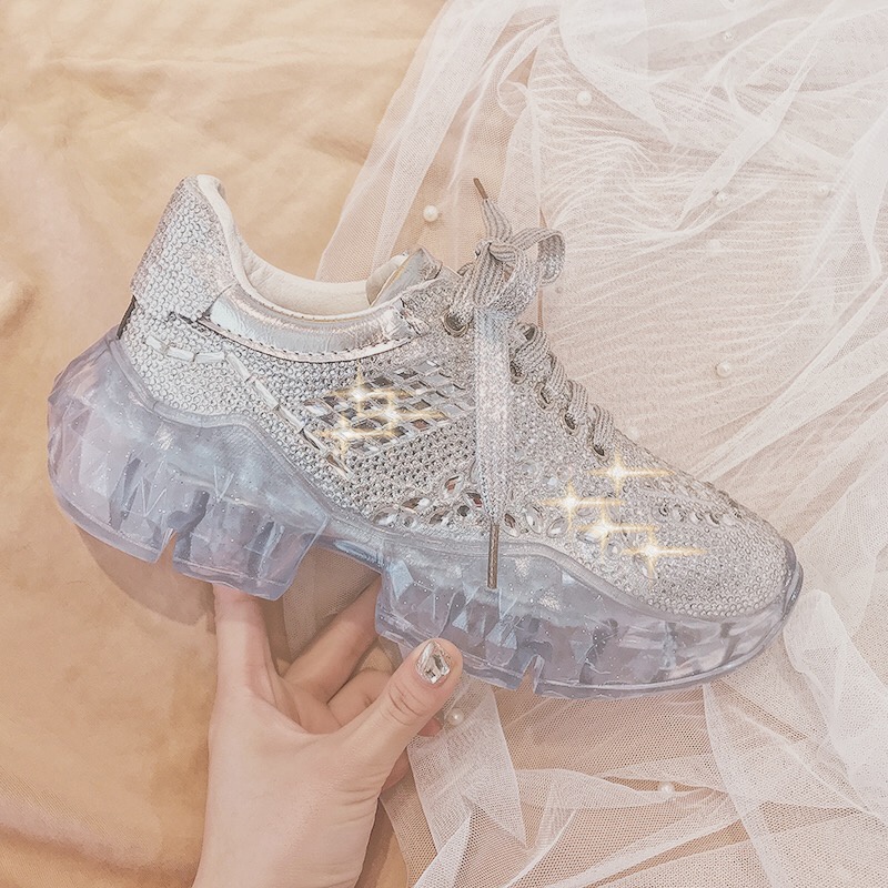 crystal fashion shoes