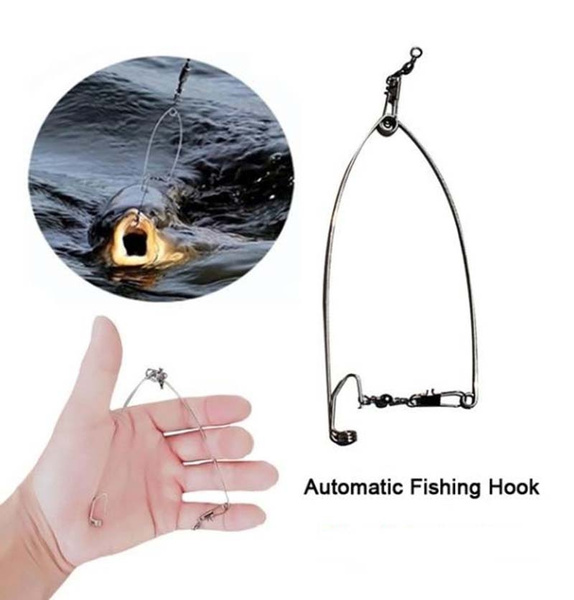 1PC Automatic Fishing Hook Ejection Lazy Person Universal Full Speed All  The Water(Only Fishing Hook)
