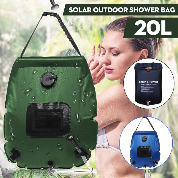 20l Portable Shower Heating Pipe Bag, Solar Water Heater Outdoor Shower