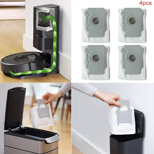 4pcs Automatic Dirt Disposal Bags 