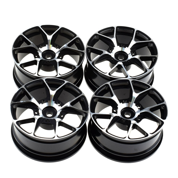 4PCS Aluminum Alloy 1.9 inch Wheel Hub Tire Rim for 1/10 RC Car 94123 ...