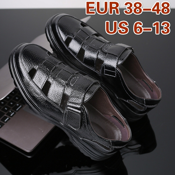 Fashion Pointed Slip-on Men's Leather Shoes Breathable Casual