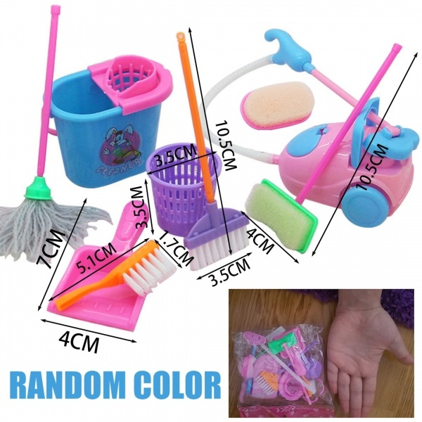 Baby Mop Kids Broom And Dustpan Set Children Learning Educational