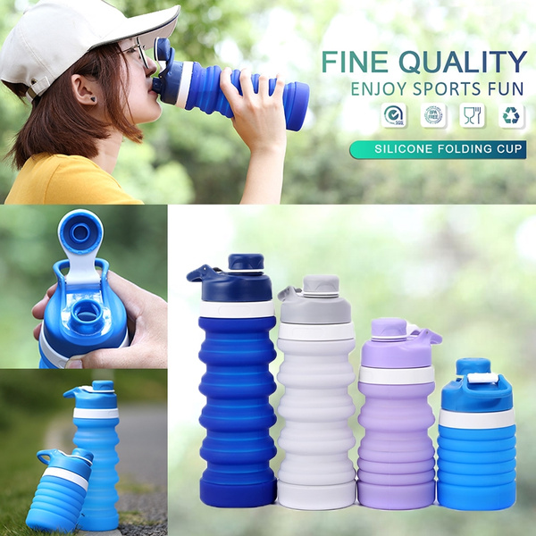 1pc Silicone Water Bottle