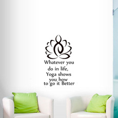 yogalotu, art, Home Decor, Stickers