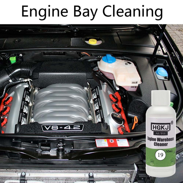 HGKJ Engine Bay Clean Auto Engine Motor Detail Remove Dirt,Oil Grease  Decontamination Car Engine Room Cleaner