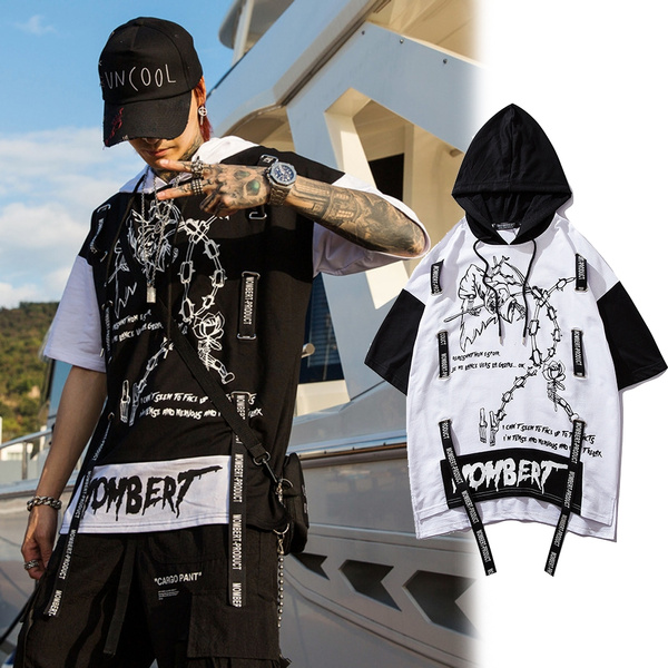 Summer Color Matching Streamers Hoodies 