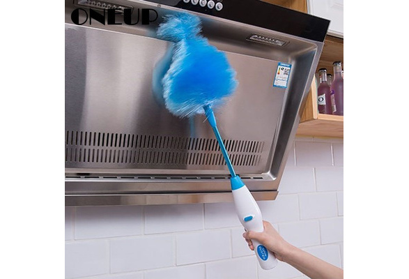 Adjustable Electric Feather Duster Dirt Dust Brush Vacuum Cleaner Blinds  Furniture Window Bookshelf Cleaning Tool