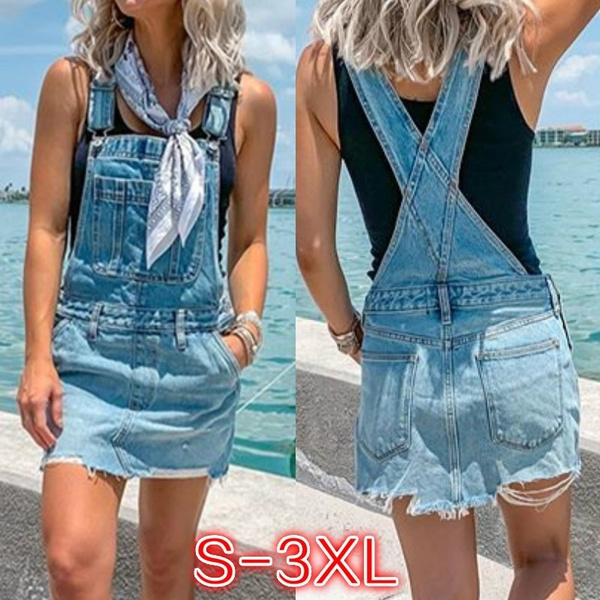 fcity.in - Riva Stylish Party Wear Top Nd Blue Denim Dungaree Skirt For  Pretty /