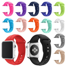 38mm, Wristbands, Silicone, Watch