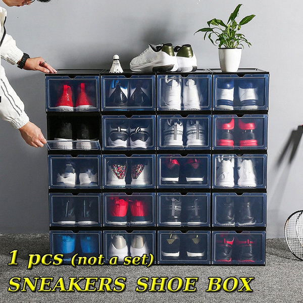 transparent sneaker box