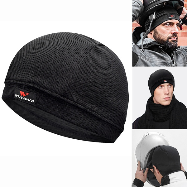 thin hat for under cycle helmet