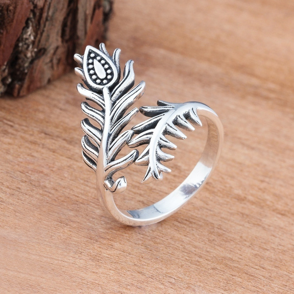 Buy online Silver Adorable Peacock, Oxidized Ring from Precious Jewellery  for Women by Noor By Saloni for ₹3479 at 14% off | 2024 Limeroad.com
