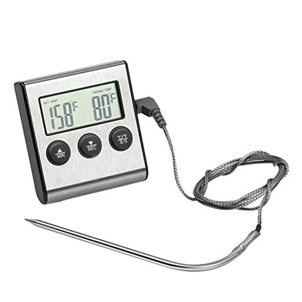 Digital Thermometer For Meat Water Milk Cooking Food Probe BBQ