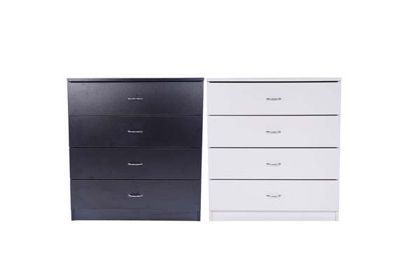 4 Drawers Modern Dresser Chest Of, 45 Inch Wide Dresser Black