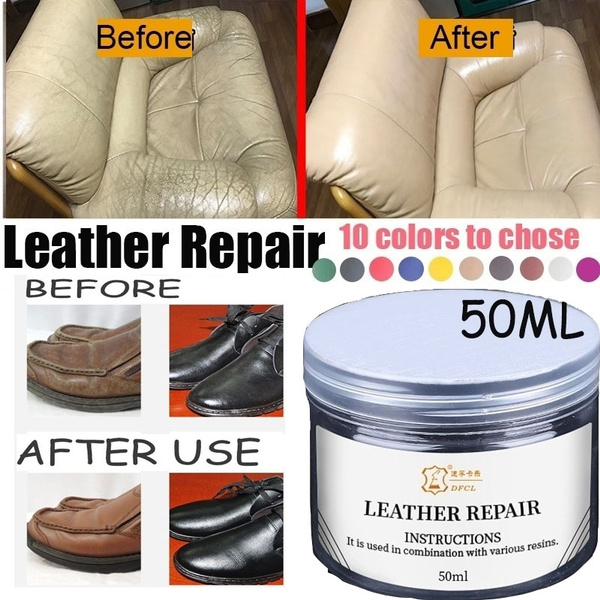 New Universal Leather Repair Tool Car Seat Sofa Coats Scratch No Heat Liquid  Leather Vinyl Repair Kit