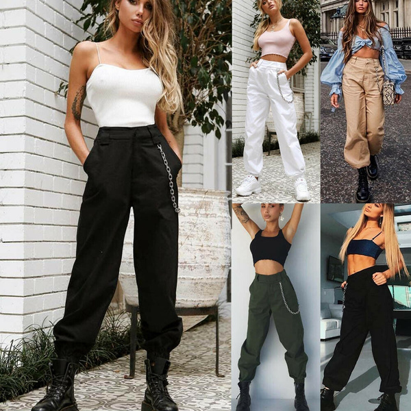 cargo tracksuit bottoms womens