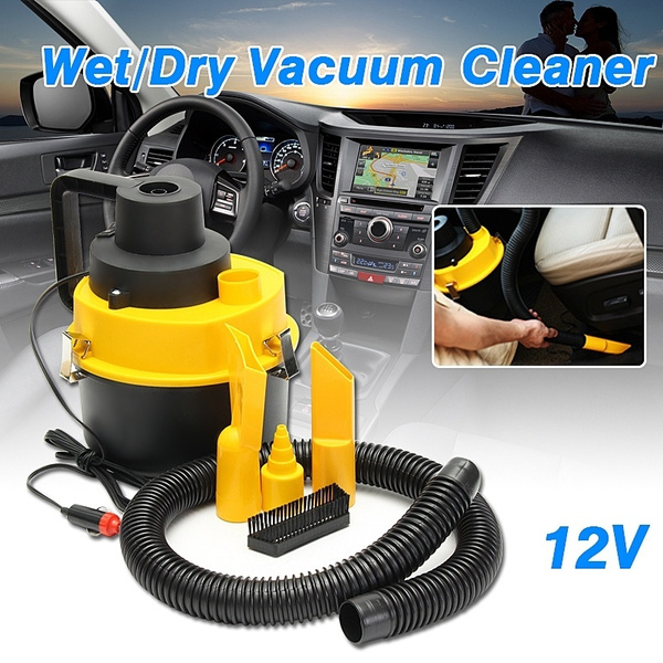 12V Portable Wet/Dry Vac Vacuum Cleaner Inflator Turbo Hand Held For Car /Shop 