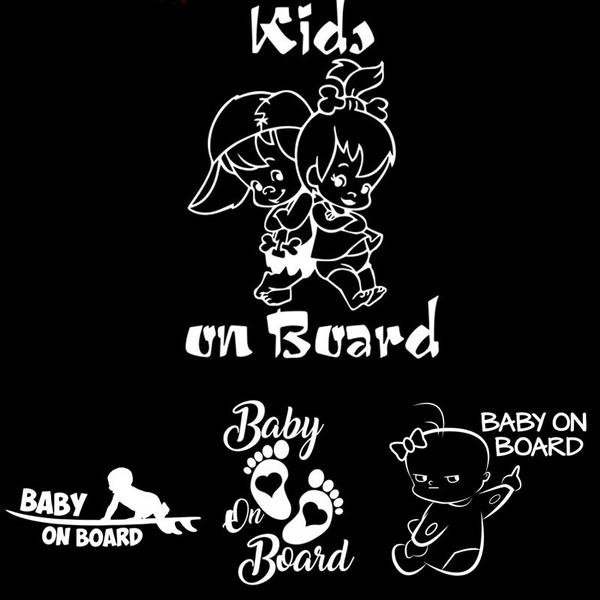 Personalized "Wish Name On Board" Car Sticker - Fun Decal For Baby On Board Or Child Driver Announcement