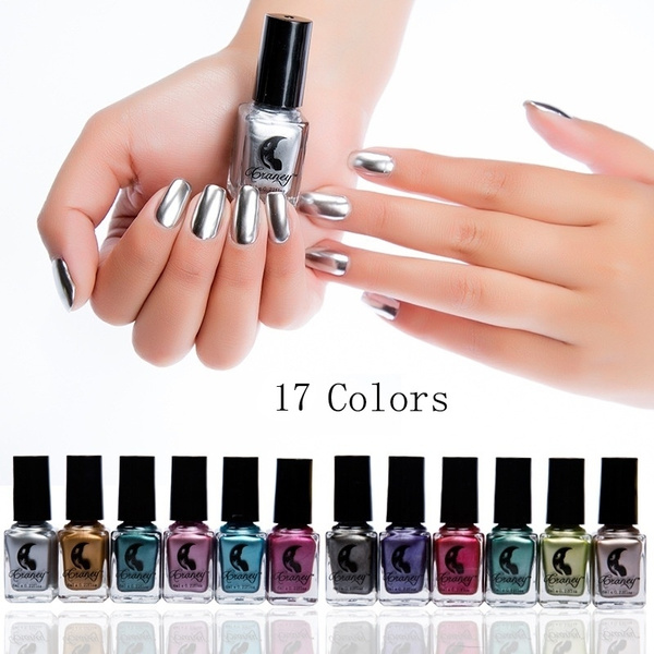 New 17 Colors Metalic Nail Polish Stainless Steel Mirror Silver Nail Polish Nails Art Tips Varnish For DIY Manicure Art Tools | Wish New 17 Colors Metalic Nail Polish Stainless Steel Mirror Silver Nail Polish Nails Art Tips Varnish For DIY Manicure Art Tools | Wish
