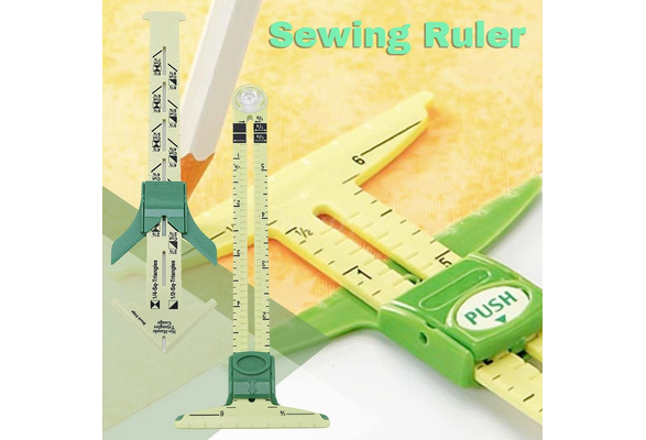 5-in-1 Plastic Tailor Ruler Sliding Gauge – QuiltsSupply